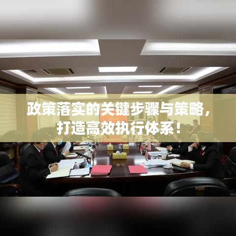 政策落实的关键步骤与策略，打造高效执行体系！