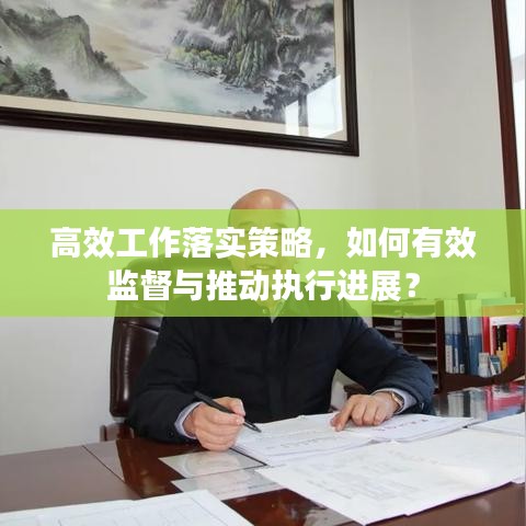 高效工作落实策略，如何有效监督与推动执行进展？