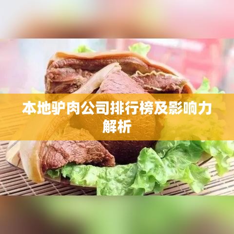 本地驴肉公司排行榜及影响力解析