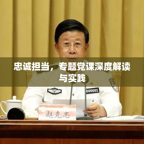 忠诚担当，专题党课深度解读与实践