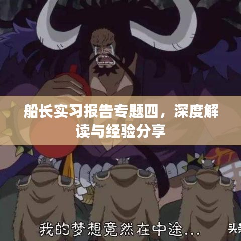 船长实习报告专题四，深度解读与经验分享