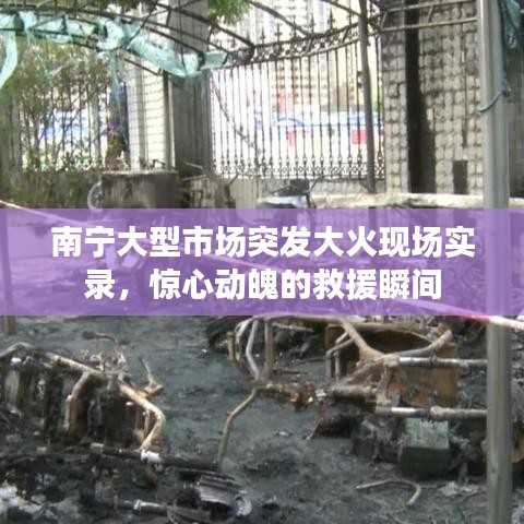 南宁大型市场突发大火现场实录，惊心动魄的救援瞬间