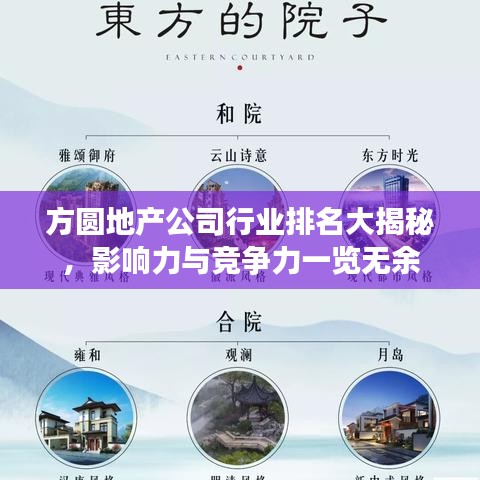 方圆地产公司行业排名大揭秘，影响力与竞争力一览无余