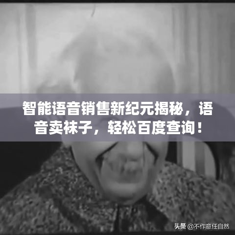 智能语音销售新纪元揭秘，语音卖袜子，轻松百度查询！
