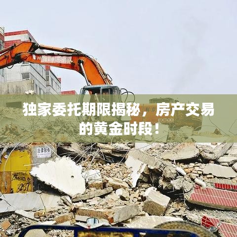 独家委托期限揭秘，房产交易的黄金时段！