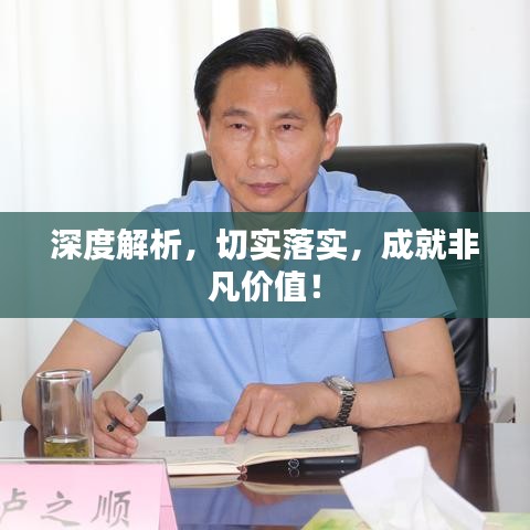 深度解析，切实落实，成就非凡价值！