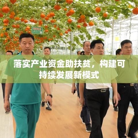 落实产业资金助扶贫，构建可持续发展新模式
