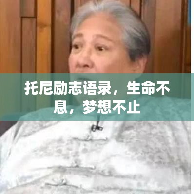 托尼励志语录，生命不息，梦想不止