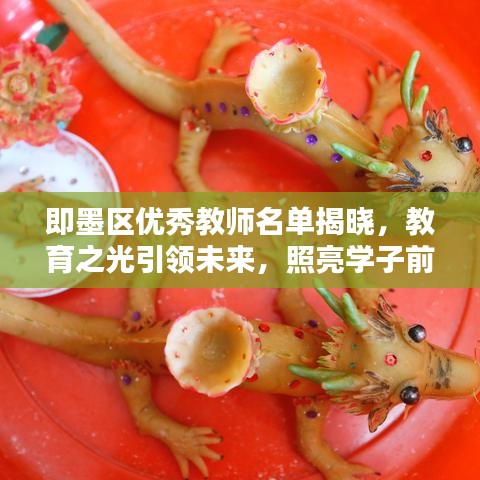 即墨区优秀教师名单揭晓，教育之光引领未来，照亮学子前程