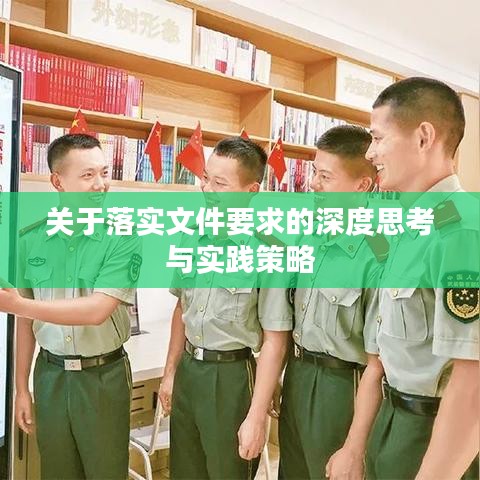 关于落实文件要求的深度思考与实践策略