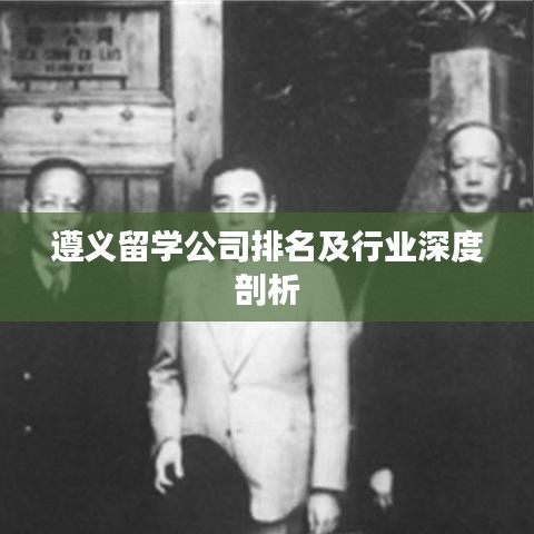 遵义留学公司排名及行业深度剖析