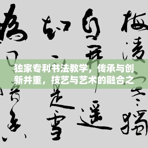 独家专利书法教学，传承与创新并重，技艺与艺术的融合之道