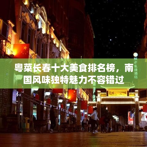 粤菜长春十大美食排名榜，南国风味独特魅力不容错过