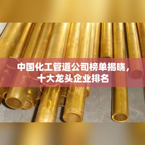 中国化工管道公司榜单揭晓，十大龙头企业排名