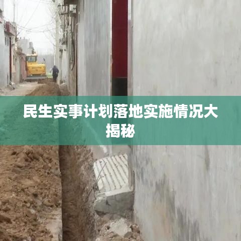 民生实事计划落地实施情况大揭秘
